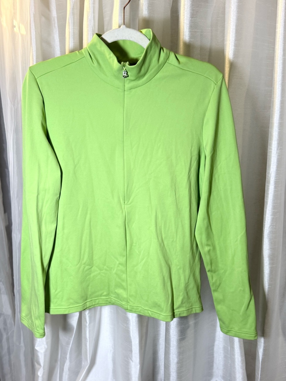 Bogner Neon Green Pullover with Collar